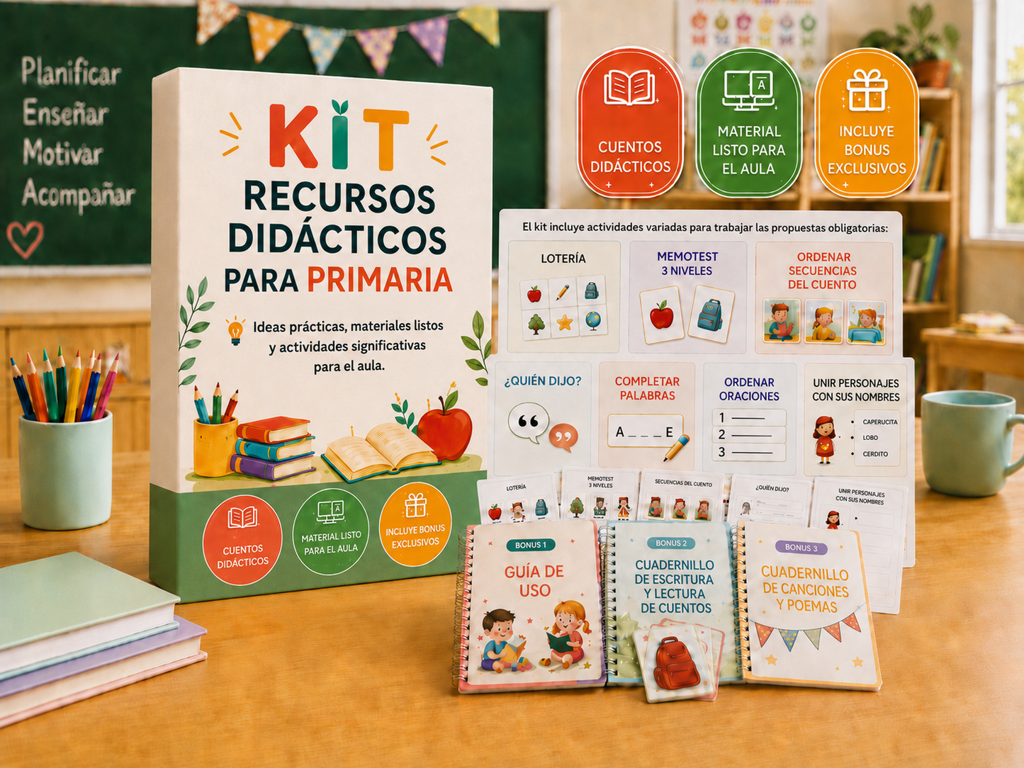 ✨📚 Kit de Recursos Didácticos para PROPUESTAS OBLIGATORIAS + 🎁 3 BONUS de REGALO
