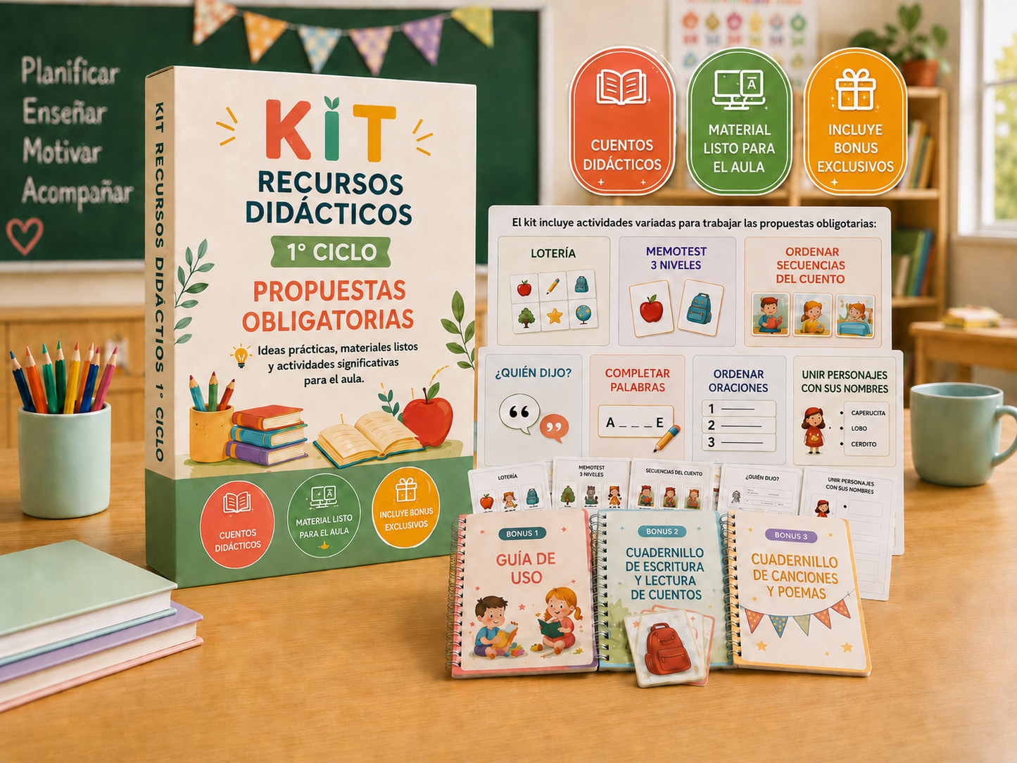 ✨📚 Kit de Recursos Didácticos para PROPUESTAS OBLIGATORIAS + 🎁 3 BONUS de REGALO